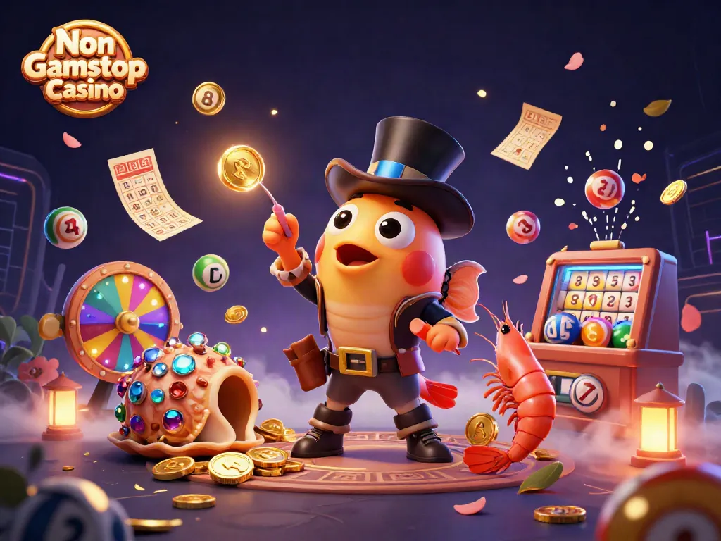 Win with Non Gamstop Casino's alluring deep-sea theme featuring vibrant characters and dynamic game elements.