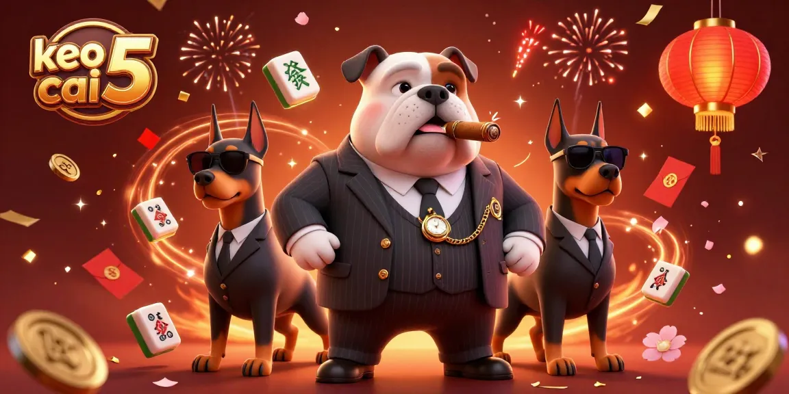 Bet on keo nha cai 5 with a dynamic scene of 3D characters promoting excitement in gambling.
