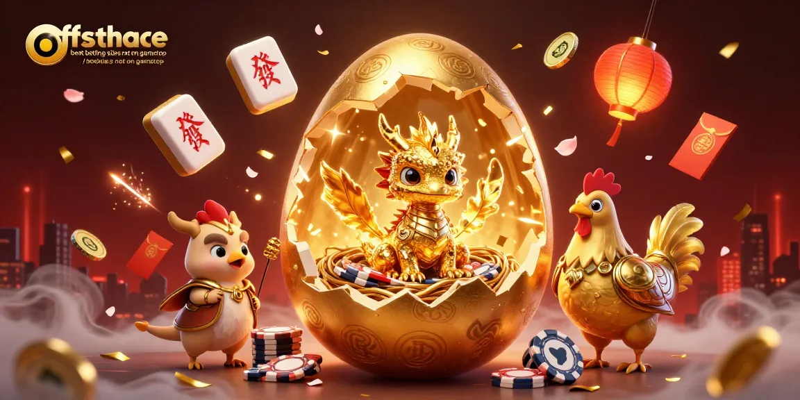Engage with offshore best betting sites not on gamstop / bookies not on gamstop featuring a golden dragon in a rich casino atmosphere.